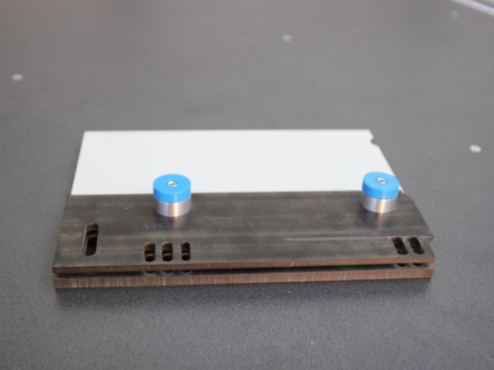 Adjustable Thickness Start and Finish Plates